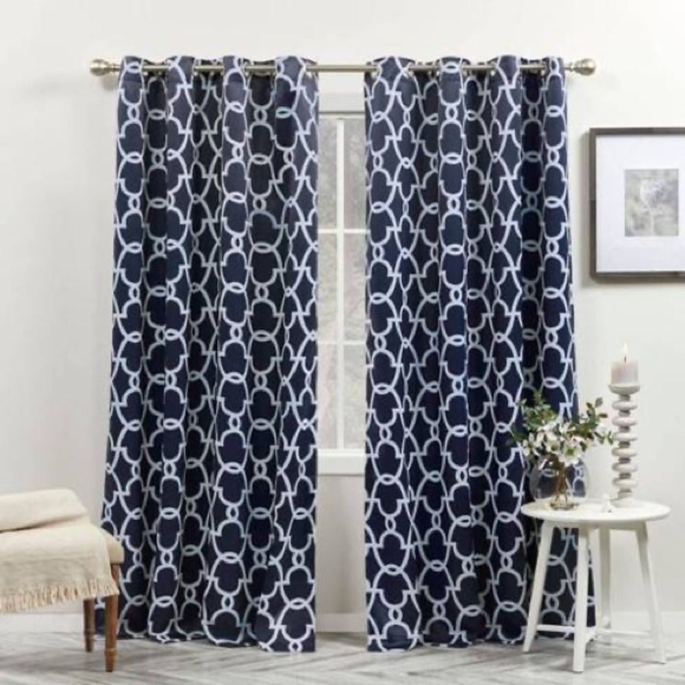 Exclusive Home Gates Blackout Curtain Grommet Top Panels